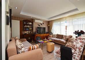 بنتهاوس 2 + 1 مع أثاث في منطقة ليمان في كونيالتي أنطاليا