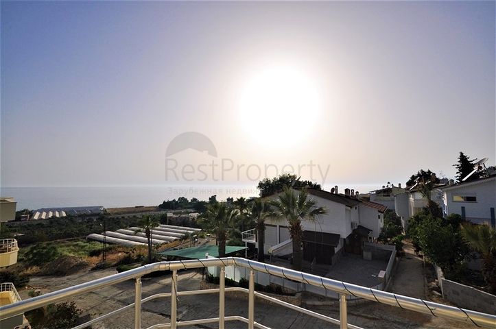 اطلالة بحر - شقة غرفة نوم وصالة مؤثثة في منطقة ديمرتاش - الانيا 