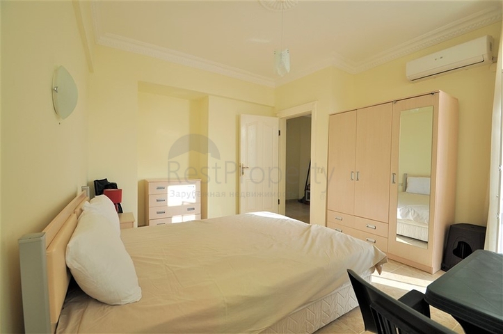 اطلالة بحر - شقة غرفة نوم وصالة مؤثثة في منطقة ديمرتاش - الانيا 