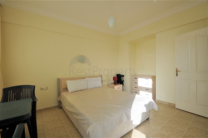 اطلالة بحر - شقة غرفة نوم وصالة مؤثثة في منطقة ديمرتاش - الانيا 