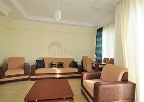 اطلالة بحر - شقة غرفة نوم وصالة مؤثثة في منطقة ديمرتاش - الانيا 