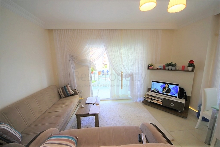 شقة غرفة وصالة مؤثثة ضمن مجمع سكني حديث في مهموتلار / الانيا 