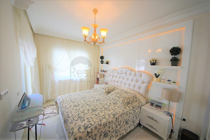 شقة غرفة وصالة مؤثثة ضمن مجمع سكني حديث في مهموتلار / الانيا 