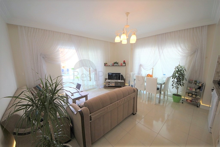 شقة غرفة وصالة مؤثثة ضمن مجمع سكني حديث في مهموتلار / الانيا 