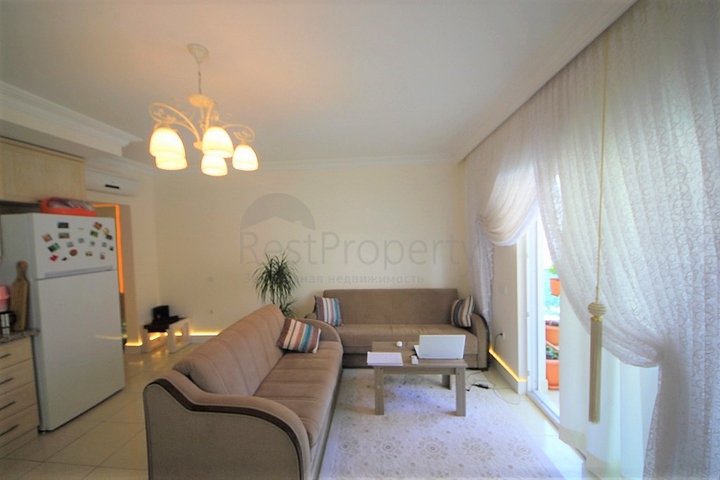 شقة غرفة وصالة مؤثثة ضمن مجمع سكني حديث في مهموتلار / الانيا 