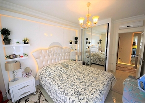 شقة غرفة وصالة مؤثثة ضمن مجمع سكني حديث في مهموتلار / الانيا 