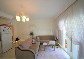 شقة غرفة وصالة مؤثثة ضمن مجمع سكني حديث في مهموتلار / الانيا 