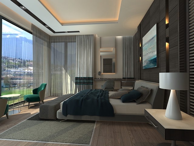 فيلا منفصلة 7 + 1 مفروشة في كونيالتي أنطاليا