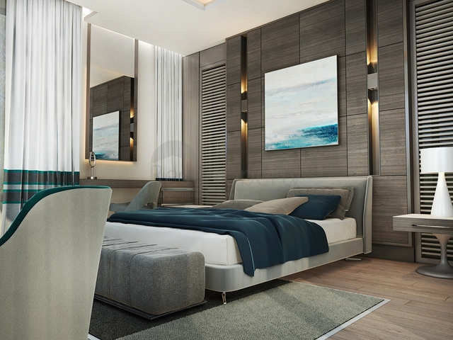 فيلا منفصلة 7 + 1 مفروشة في كونيالتي أنطاليا