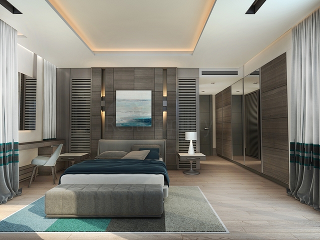 فيلا منفصلة 7 + 1 مفروشة في كونيالتي أنطاليا