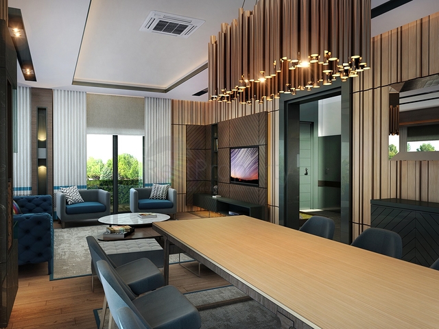 فيلا منفصلة 7 + 1 مفروشة في كونيالتي أنطاليا