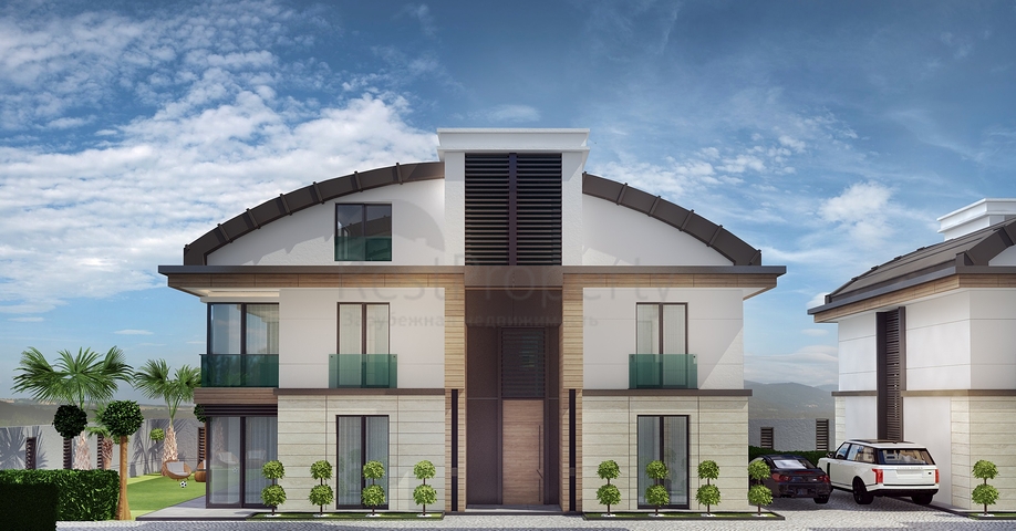 فيلا منفصلة 7 + 1 مفروشة في كونيالتي أنطاليا