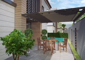 فيلا منفصلة 7 + 1 مفروشة في كونيالتي أنطاليا