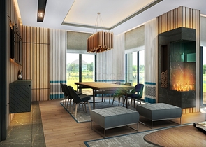 فيلا منفصلة 7 + 1 مفروشة في كونيالتي أنطاليا