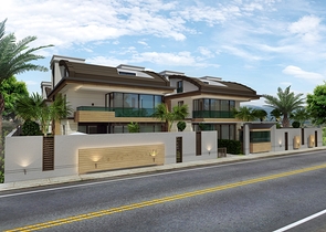 فيلا منفصلة 7 + 1 مفروشة في كونيالتي أنطاليا