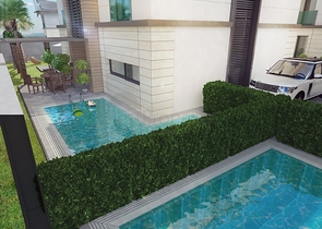 فيلا منفصلة 7 + 1 مفروشة في كونيالتي أنطاليا