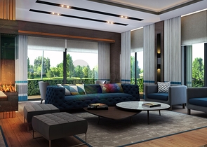 فيلا منفصلة 7 + 1 مفروشة في كونيالتي أنطاليا