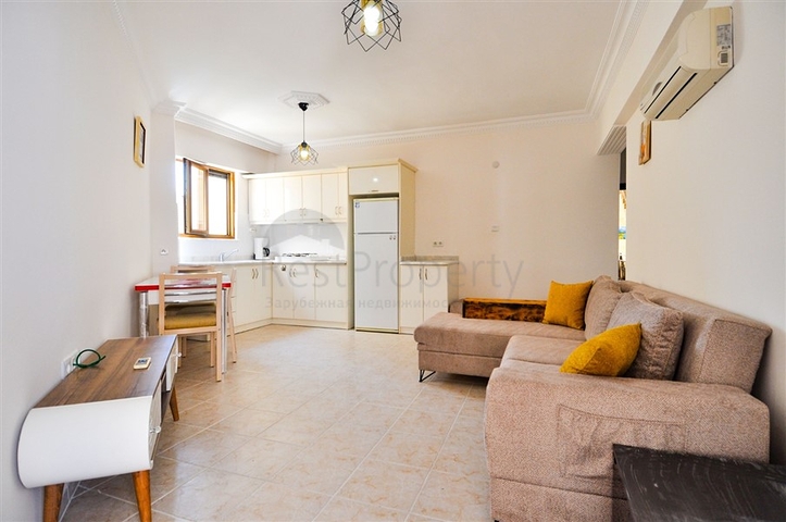 بسعر منخفض - شقة غرفة وصالة مفروشة في منطقة مهموتلار / الانيا 