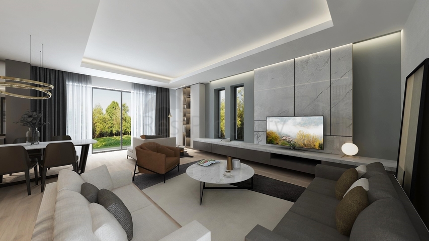 فيلات في المرحلة النهائية من البناء في منطقة كونيالتي