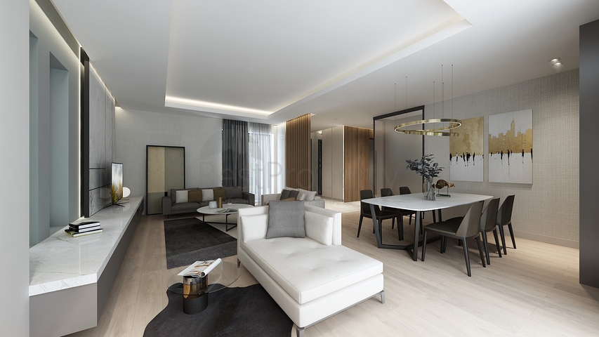 فيلات في المرحلة النهائية من البناء في منطقة كونيالتي