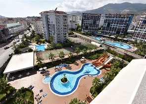 شقة فاخرة ضمن مجمع خمس نجوم في جيكجلي / الانيا 