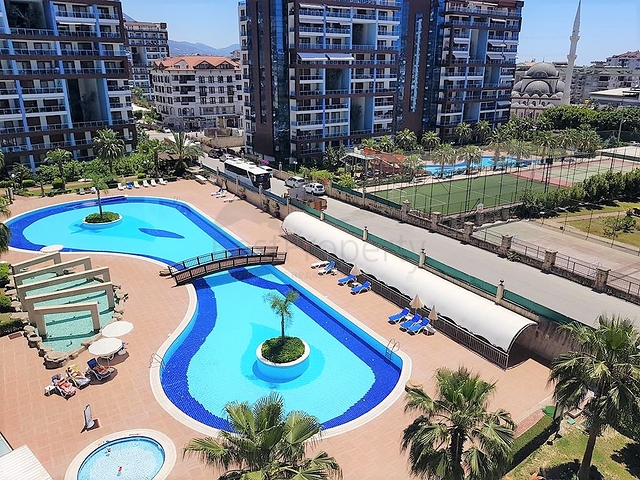 شقة مفروشة ضمن مجمع سكني خمس نجوم في جيكجلي / الانيا 