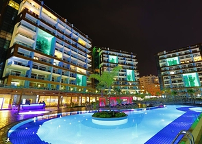 شقة مفروشة ضمن مجمع سكني خمس نجوم في جيكجلي / الانيا 