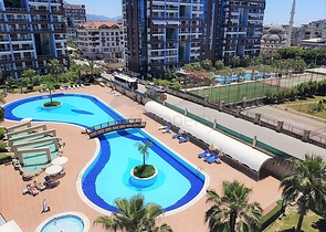 شقة مفروشة ضمن مجمع سكني خمس نجوم في جيكجلي / الانيا 