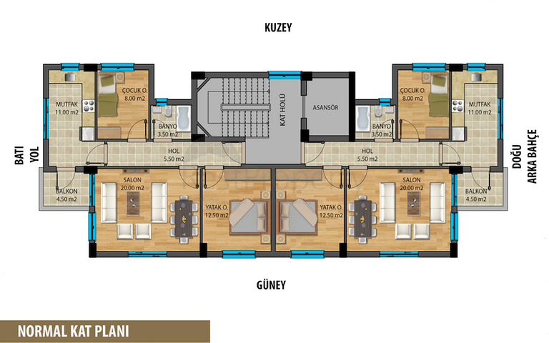 مشروع استثماري في وسط مدينة أنطاليا