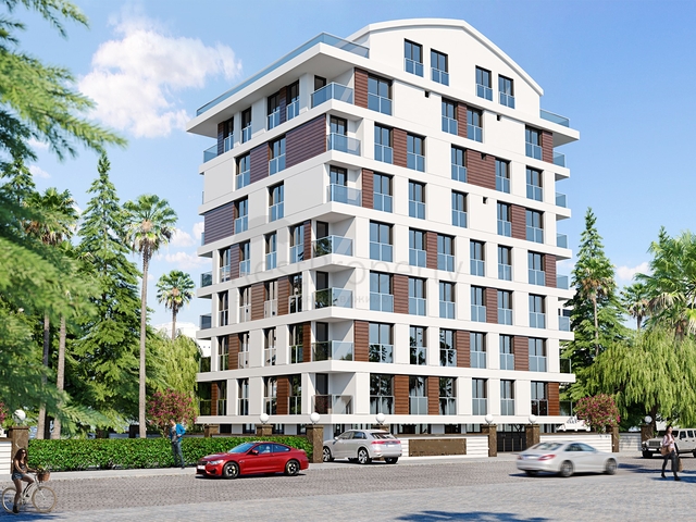 مشروع قيد الإنشاء في وسط مدينة أنطاليا