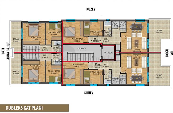 مشروع قيد الإنشاء في وسط مدينة أنطاليا