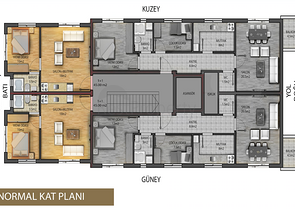 مشروع قيد الإنشاء في وسط مدينة أنطاليا