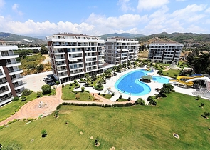 دوبلكس غرفتين وصالة باطلالة ساحرة في ديمرتاش / الانيا 