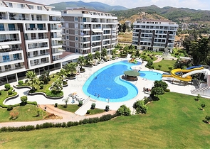 دوبلكس غرفتين وصالة باطلالة ساحرة في ديمرتاش / الانيا 