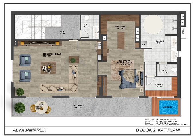 فلل فاخرة - مع اطلالة بحرية ساحرة في مركز الانيا 