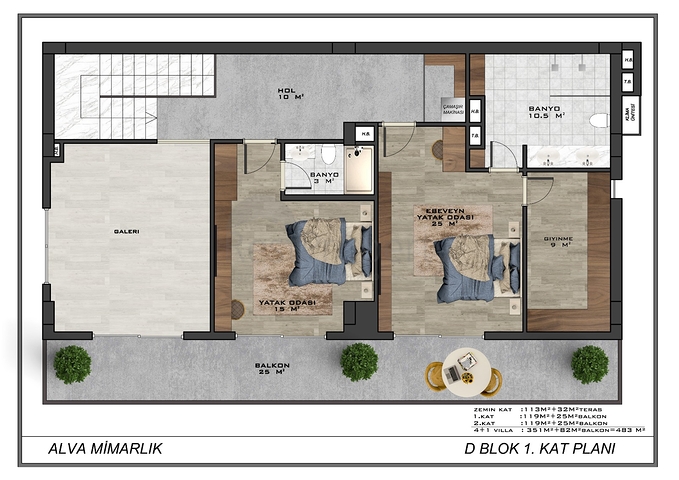 فلل فاخرة - مع اطلالة بحرية ساحرة في مركز الانيا 