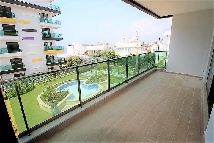 اطلالة بحر - شقة غرفة وصالة ضمن مجمع في كارجي جاك / الانيا 