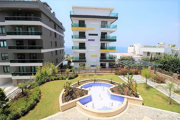 اطلالة بحر - شقة غرفة وصالة ضمن مجمع في كارجي جاك / الانيا 