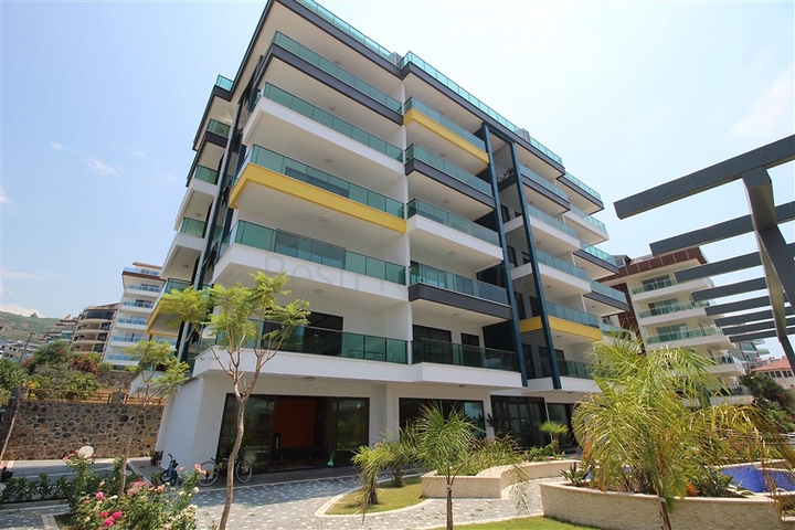 اطلالة بحر - شقة غرفة وصالة ضمن مجمع في كارجي جاك / الانيا 