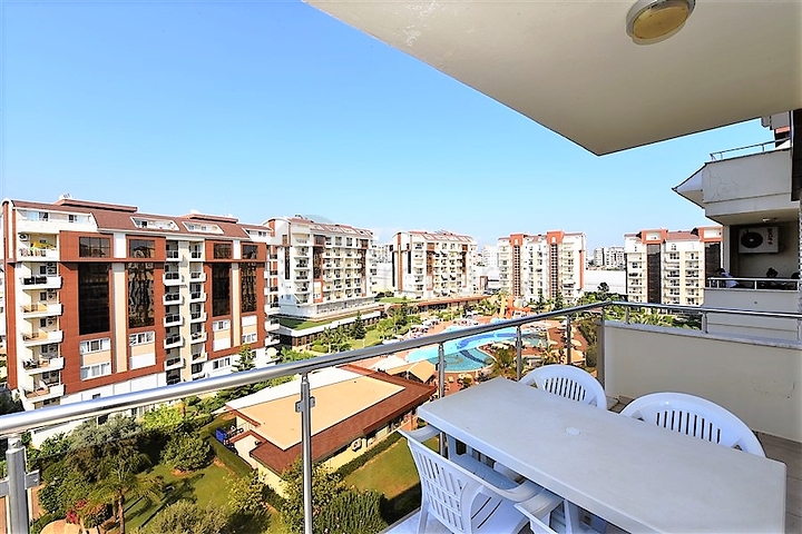 شقة  دوبلكس غرفتين وصالة مفروشة ضمن مجمع خمس نجوم في افسلار / الانيا 