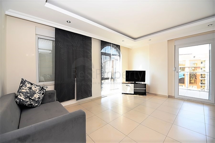 شقة  دوبلكس غرفتين وصالة مفروشة ضمن مجمع خمس نجوم في افسلار / الانيا 