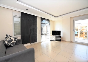 شقة  دوبلكس غرفتين وصالة مفروشة ضمن مجمع خمس نجوم في افسلار / الانيا 