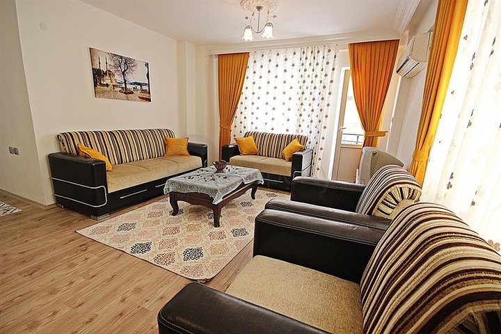 غرفتين وصالة باطلالة بحرية في الانيا - سعر مميز 