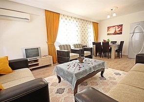 غرفتين وصالة باطلالة بحرية في الانيا - سعر مميز 