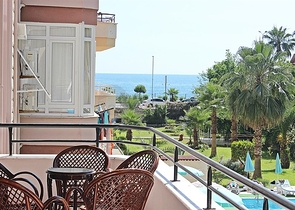 غرفتين وصالة باطلالة بحرية في الانيا - سعر مميز 