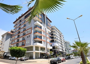 على مسافة 100 متر من البحر - دوبلكس فاخرة للبيع ضمن مجمع في مهموتلار / الانيا 