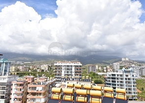 على مسافة 100 متر من البحر - دوبلكس فاخرة للبيع ضمن مجمع في مهموتلار / الانيا 