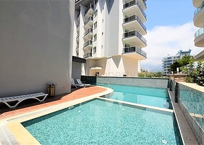 على مسافة 100 متر من البحر - دوبلكس فاخرة للبيع ضمن مجمع في مهموتلار / الانيا 