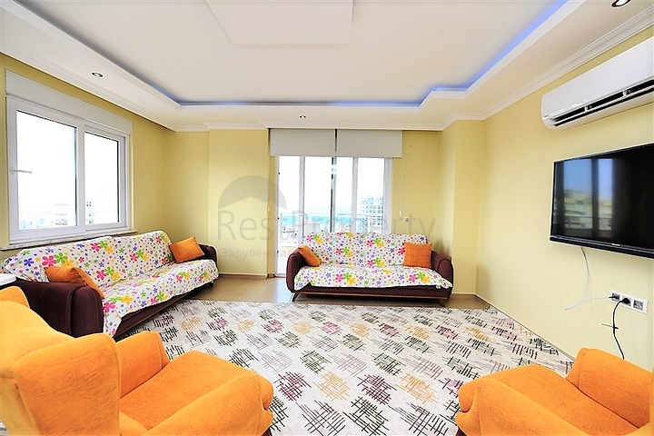 دوبلكس اربع غرف وصالة باطلالة بحرية ساحرة في مهموتلار / الانيا 