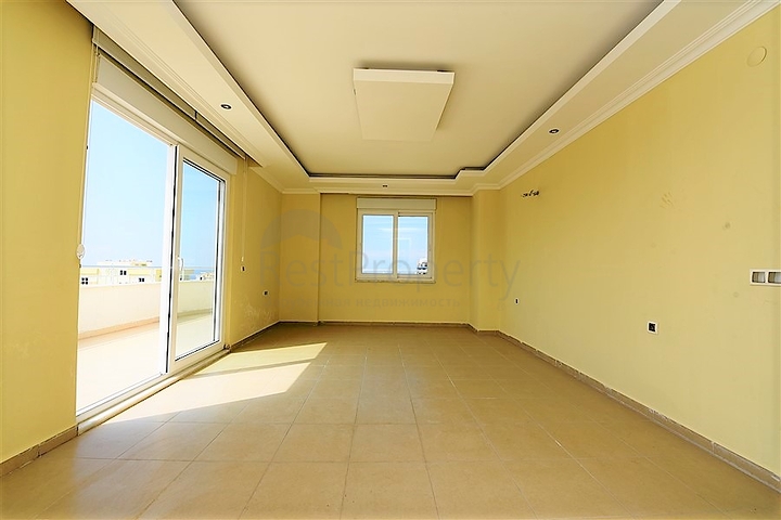 دوبلكس اربع غرف وصالة باطلالة بحرية ساحرة في مهموتلار / الانيا 